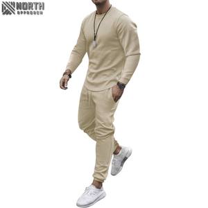 Ropa de hombre 2025, chándal, ropa de primavera, ropa de entrenamiento lisa, ropa de jogging para hombre, conjunto de chándal con capucha para hombre - Product Image 5
