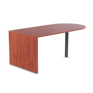 Alera Valencia Series D-<b>Top</b> Desk 71 In. X 35.5 In. X 29.63 In. Medium <b>Cherry</b> 71 In. X 35.5 In. X 29.63 In. Conference Table - Product Image 2