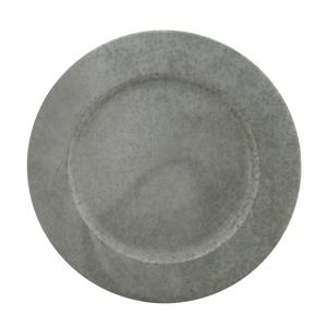 Plato de Presentación Moderno en Gris Mate para Diwali, Año Nuevo, Navidad y Cenas |   Base Metálica Hecha a Mano con Textura de Piedra - Product Image 3