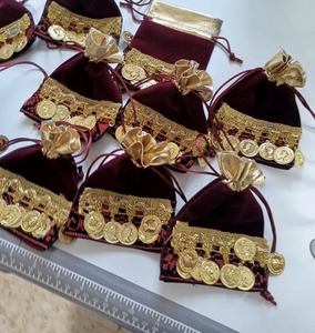 Favor de la boda Bolsas de yute Ecológico Regalos de devolución sostenibles Inauguración DE LA CASA Viajes Festival Bolsos Celebraciones tradicionales Bolsa - Product Image 3