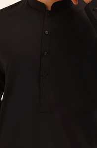 Vêtements islamiques pour hommes pakistanais et indiens, dernière conception, kurta noir pour hommes, salwar kameez, robe à manches longues à séchage rapide pour adultes - Product Image 6