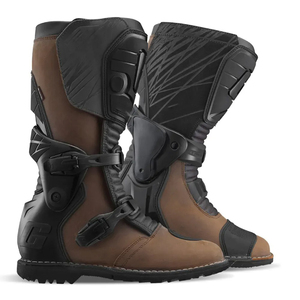 Bottes de moto pour homme en cuir véritable confortables, imprimées, imperméables, respirantes, design personnalisable, hiver, extérieur - Product Image 1