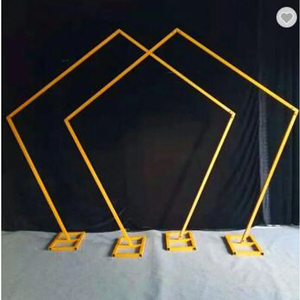 Tendance européenne support de support en métal en cristal d'acier inoxydable pour pièce maîtresse de table pour améliorer le style de réception nouveauté - Product Image 5