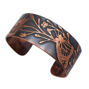 Janvier Russie, Canada nouvel an lunaire violet bracelet bijoux ensemble 2025 américain Rectangle manchette noël hommes bijoux en laiton - Product Image 3