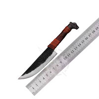 Couteau de chasse Viking artisanal en acier à haute teneur en carbone, manche en acier à haute teneur en carbone forgé à la main, OEM, haute qualité, garantie de 3 ans