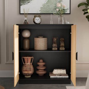 ตู้ไม้ไผ่เน้น2ประตูสำหรับห้องครัวหรือห้องนั่งเล่น - Product Image 5