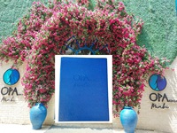 Porte-menu personnalisé en cuir PU bleu océan A4 pour hôtels et restaurants, certifié ISO9001:2015, haute qualité