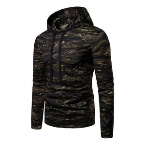 Las sudaderas con capucha para hombre más vendidas, Sudadera con capucha esencial de invierno de tacto suave personalizada al por mayor con patrón sólido, sudaderas con capucha de color CAMO - Product Image 3