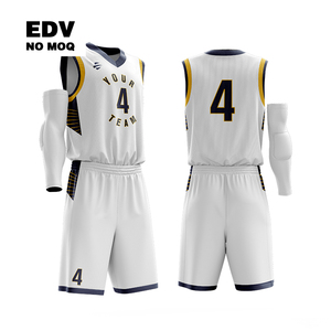 Fabricante directo Sublimación personalizada Camisetas de baloncesto Transpirable Impreso Opción de talla grande Cambio rápido para ropa de equipo - Product Image 5