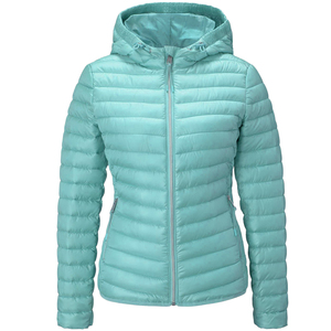 Chaqueta acolchada de color amarillo liso con diseño personalizado para mujer, chaqueta acolchada con relleno de algodón de tela de poliéster transpirable - Product Image 5