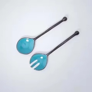 Servidores de ensalada decorativos de metal duradero Servidores de ensalada con mango de cabeza de ciervo de nuevo diseñador Incluyendo ensalada de acero espejado - Product Image 2