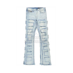 กางเกงทรงซ้อนของผู้ชายกางเกงซักได้สำหรับผู้ชายกางเกงแบบเรียงซ้อนดีไซน์ล่าสุด - Product Image 2