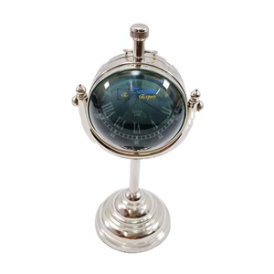 นาฬิกาตั้งโต๊ะทำจากทองเหลืองโบราณสำหรับตกแต่งบ้านสำนักงานของขวัญงานฝีมือสไตล์วินเทจสำหรับเป็นของขวัญ - Product Image 3