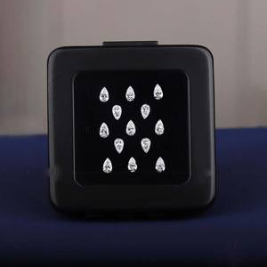 Vente en gros de diamants de laboratoire de 1 carat, taille poire, couleur D, pureté VVS, diamants en vrac pour bijoutiers - Product Image 3