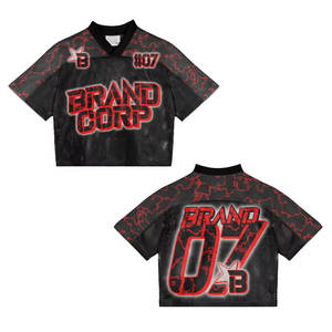 เสื้อเชิ้ตตาข่ายผ้าคอตตอนถักแบบไร้ตะเข็บทรงบ็อกซี่ ไหล่ตก พิมพ์ลาย แห้งเร็ว สำหรับผู้ชาย ผลิตตามสั่ง น้ำหนักมาก ขนาดใหญ่พิเศษ - Product Image 3