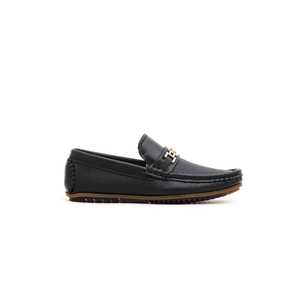 Mocassin formel noir pour garçons KD0581 Mocassin noir élégant pour garçons pour les occasions formelles - Product Image 3