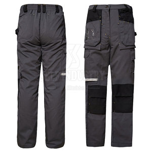 Pantalon de travail pour homme de qualité supérieure, réfléchissant, respirant, à séchage rapide, en coton/polyester, certifié CE, avec logo personnalisé - Product Image 2