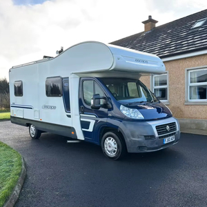 Camping-car Swift 6 places, caravane en aluminium bleu foncé pour le camping à domicile, l'utilisation en voiture et les voyages en avion - Product Image 1