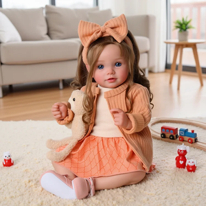 Muñecas Bebé Reborn Sonrientes Babeside <span class=keywords><strong>Dara</strong></span> de 20 Pulgadas, Niña Pequeña con Ojos Abiertos, Extremidades de Vinilo y Cuerpo de Tela de Algodón Suave - Product Image 6