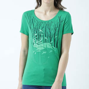 Conception de haute qualité prix de gros femmes T-Shirt manches courtes col rond T-Shirt pour femmes à vendre - Product Image 1