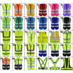 Gilets de sécurité réfléchissants respirants personnalisables avec logo personnalisé dans divers styles et couleurs - Product Image 1