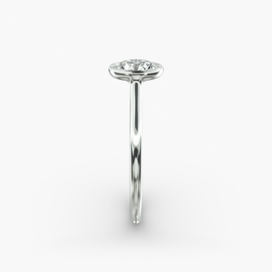 Luxury 925 <b>Silver</b> Round Cut Moissanite Diamond <b>Solitaire</b> <b>Ring</b> Timeless Luxury Fine Jewelry for Women's Engagement Gift For Her - Product Image 3