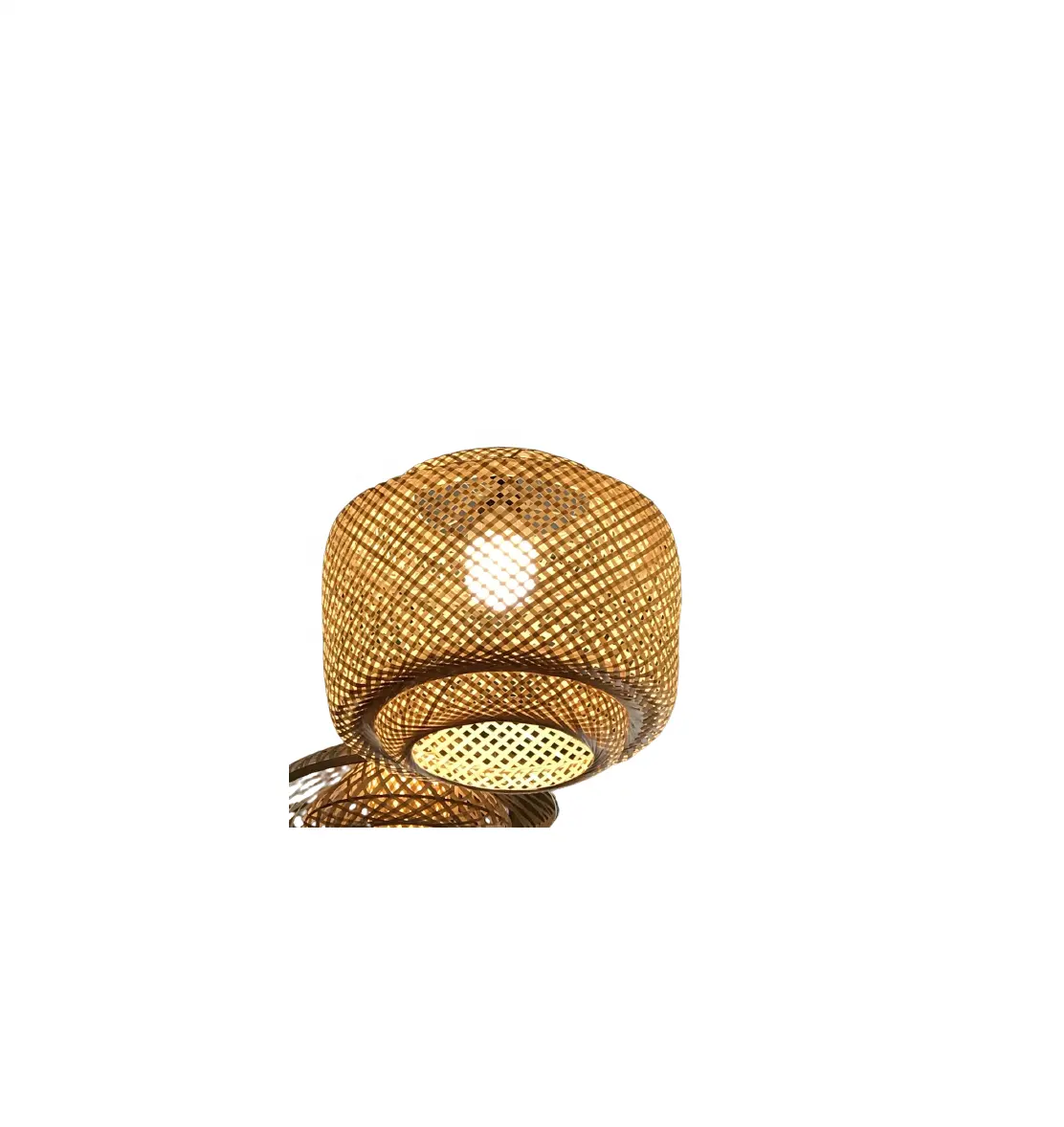 Foldable bamboo lampshade/ Rattan lamp/ seagrass lantern for home living room garden wicker decor( whatsapp 0084587176063)