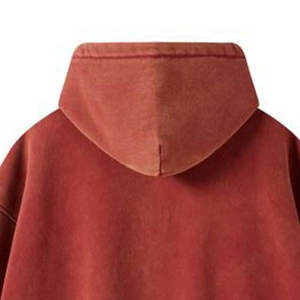 Fabricantes de ropa Sudaderas con capucha personalizadas para hombre Lavado con ácido Básicos de gran tamaño Mezcla de algodón Fit Street Wear Sudaderas con capucha para hombres - Product Image 5