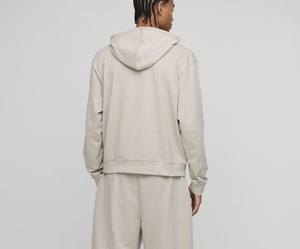 Sweat à capuche en molleton respirant à séchage rapide pour hommes avec logo personnalisé et conception de poche Pull Over Sport Wear - Product Image 4