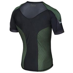 เสื้อ rash GUARD BJJ แบบรัดใหม่เสื้อกีฬาฟิตเนส Crew100 % เสื้อยืดสำหรับผู้ชายทรงหลวมพิมพ์ลาย - Product Image 3