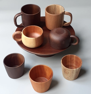Surtido de vasos de madera directos de fábrica fabricados en Vietnam: incluye tazas de café, tazas de leche Koi, tazas de té y más - Product Image 4