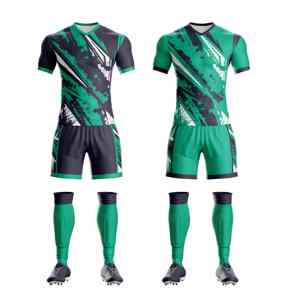 Camisetas de fútbol personalizadas, venta al por mayor, uniformes de fútbol, camisetas y pantalones cortos transpirables para equipos, kit deportivo OEM para adultos y jóvenes - Product Image 3