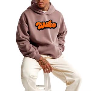 Sweat-shirts à broderie en chenille pour hommes, design très demandé, prix raisonnable, anti-rides, meilleurs designs, sweat-shirts à broderie en chenille - Product Image 3