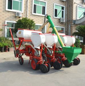 Mejor precio 4/6/8 filas sembradora de maíz sembradora rueda de granja Tractor máquina agricultura equipo con fertilizante - Product Image 1