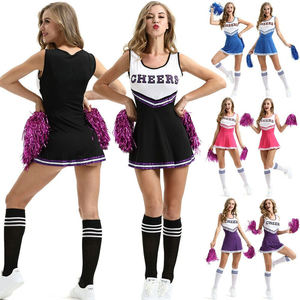 Uniforme de cheerleading à bas prix de haute qualité en uniformes de cheerleading en polyester 100% en stock - Product Image 3
