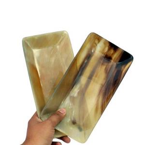 Bandeja larga de cuerno de búhos para restaurante, alta calidad, forma rectangular, bandeja para servir comida, mesa, precio barato - Product Image 3