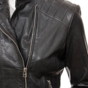 Chaquetas de Cuero para Mujer de Primera Calidad con Diseño Exclusivo, Tejido Satinado, Transpirables e Impermeables, Colores y Logotipo Personalizables - Product Image 4