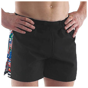 Nouveauté : Shorts de sport MMA personnalisés pour hommes en toile, motif uni, style décontracté avec fermeture élastique à la taille – En promotion - Product Image 2