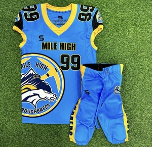 Uniformes de fútbol americano de alta calidad para entrenamiento juvenil Uniformes de talla grande cosidos de alta calidad - Product Image 2