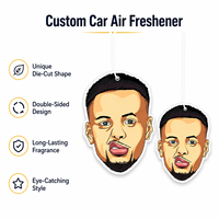 Désodorisant de voiture parfumé en forme de personnage sportif, aromathérapie, pour carte individuelle, en carton parfumé, fourni par l'usine