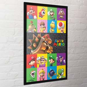 Nintendo Super Mario Characters <b>Poster</b> Durable Paper for Wall Decor for Birthday Occasions - Product Image 2