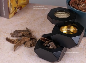 Wooden <b>Oud</b> Incense <b>Burner</b> Decorative Arabic Bakhoor Holder for Aromatic Home Use Aromatherapy Diffuser - Product Image 5