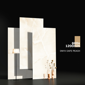 Carreaux de sol en porcelaine blanche émaillée, design moderne haute définition, 9,5 mm d'épaisseur, antibactériens, fabriqués en Inde pour les salles de conférence - Product Image 1