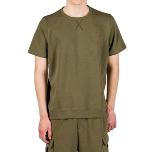 Camisetas de algodón de secado rápido para hombre, ropa informal lisa de gran tamaño, diseño de logotipo personalizado, precio barato, venta al por mayor - Product Image 1