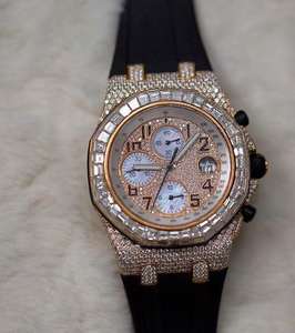 Mouvement automatique de luxe mécanique montre en acier inoxydable D couleur VVS Moissanite diamant Icedown verre de haute qualité meilleur prix - Product Image 4