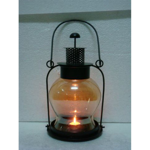 Miniature Metal Wire Frame with Crystal Glass Hanging Round Shape <b>Lantern</b> Best Selling <b>Lantern</b> - Product Image 3