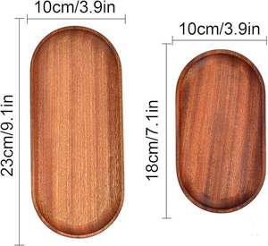 Bandeja de madera pulida de lujo Bandeja de mesa decorativa de bajo costo para café en casa y uso en la oficina Bandeja para servir bebidas - Product Image 6