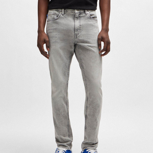 Unisex <b>Flare</b> Leg Raw Edge Denim <b>Jeans</b> Plus-Size High Comfort Stretch Winter Washed Casual Streetwear - Product Image 1