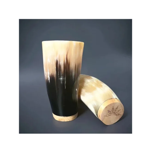 Nouveau verre de corne de buffle de meilleure qualité fabriqué à la main verre de corne de Viking verre de corne à boire de bière artisanat naturel par artisanat de luxe - Product Image 3