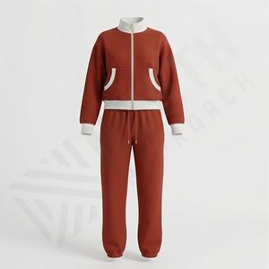 Ropa Casual con Logotipo Personalizado, Venta de Fábrica, Chándal de Invierno Personalizado para Mujer, Alta Calidad, 100% Algodón, Transpirable, Conjunto de Dos Piezas - Product Image 1